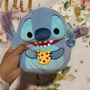 Squishmallows Blue and Purple Plush with Cookie